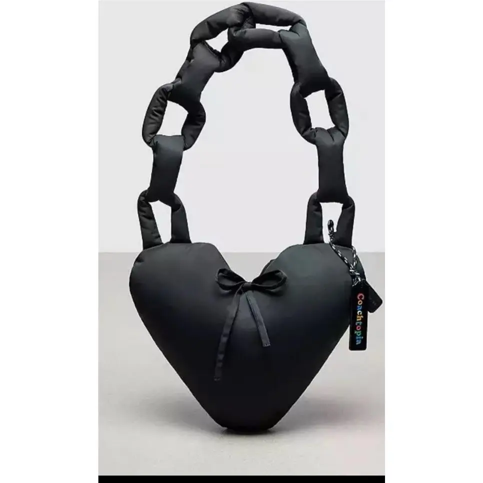 Coach Black Heart Plush Purse Coachtopia Limited Edition