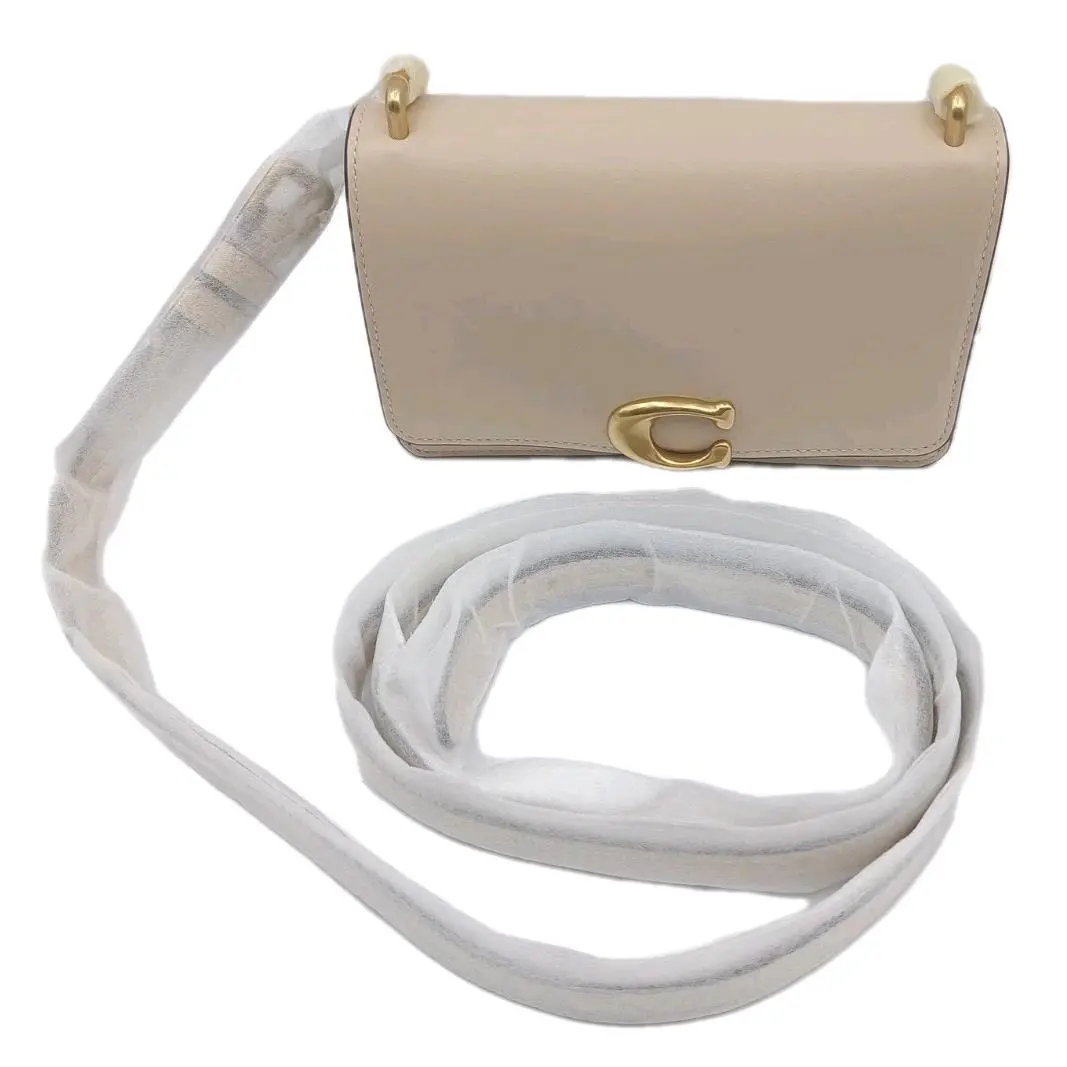 Coach Refined Calf Leather Bandit Brass/ivory CD724 Crossbody Bag