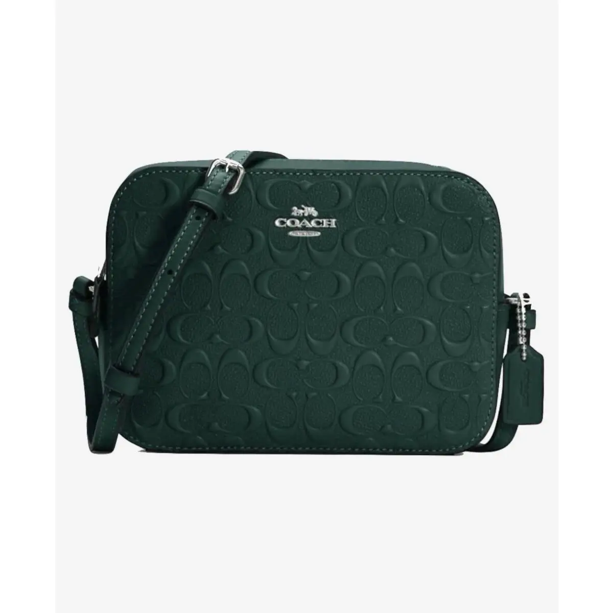 Coach Womens Mini Camera Bag IN Signature Leather 2403 Qb/forest