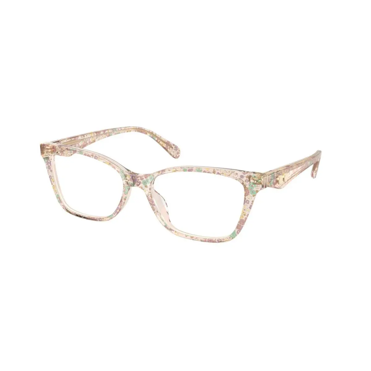 Coach HC6248U 5894 Transparent Floral Field Demo Lens 52 mm Women`s Eyeglasses