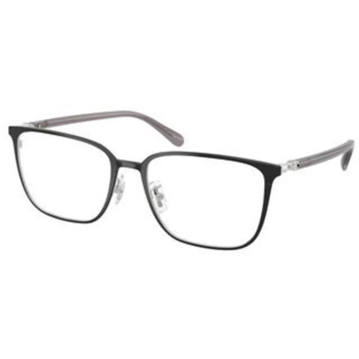 Coach HC 5195 TD Shiny Dark Grey Silver Demo Lens 9475 Eyeglasses