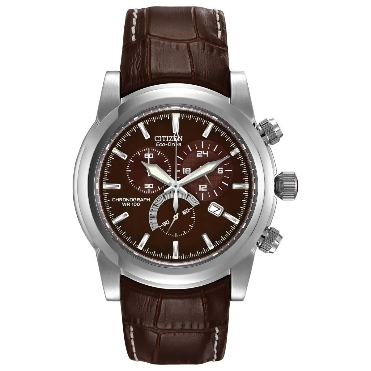 Citizen AT0550-11X Eco-drive Chandler Men`s Brown Dial 42mm Watch