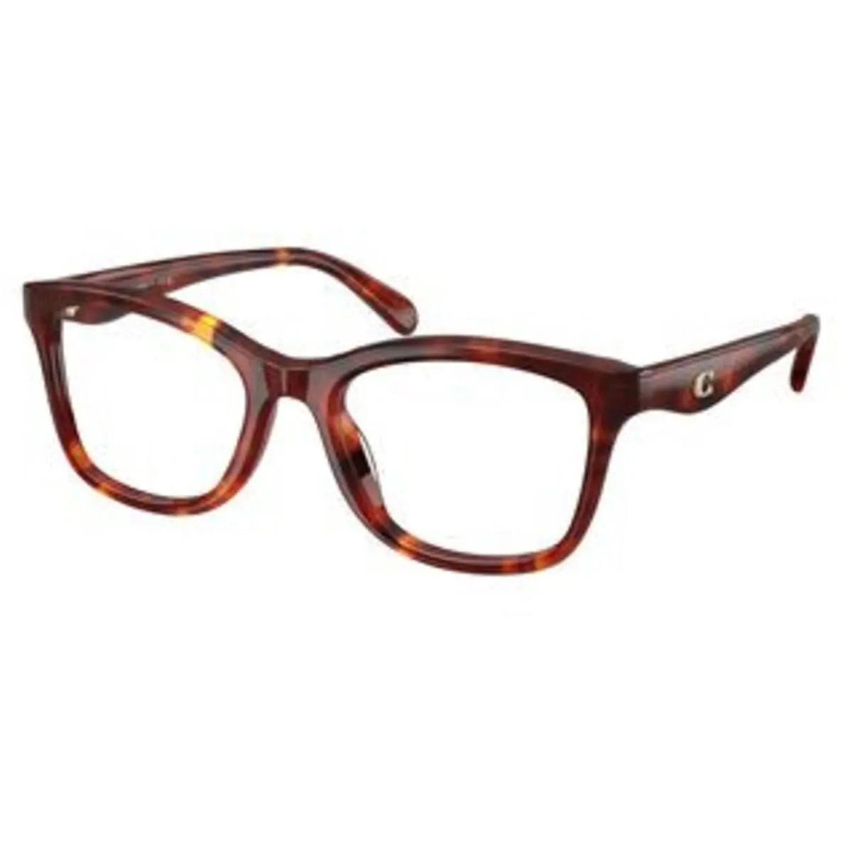 Coach HC 6286 U Walnut Tortoise Demo Lens 5938 Eyeglasses