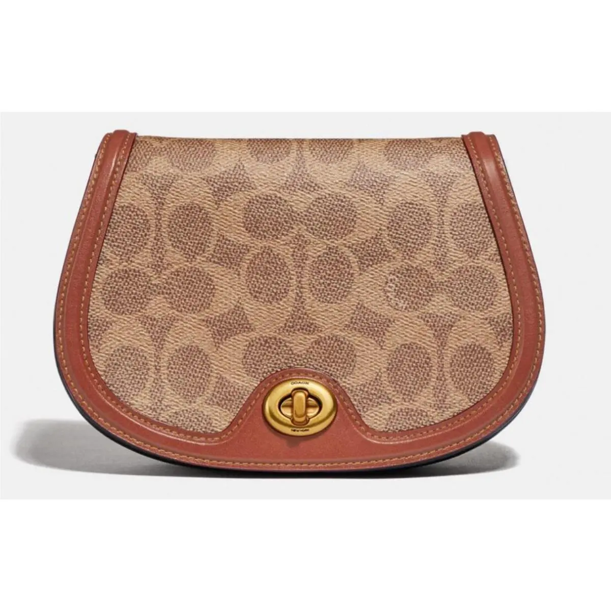 Coach Saddle Crossbody Belt Bag In Colorblock Signature Canvas Women`s L137615