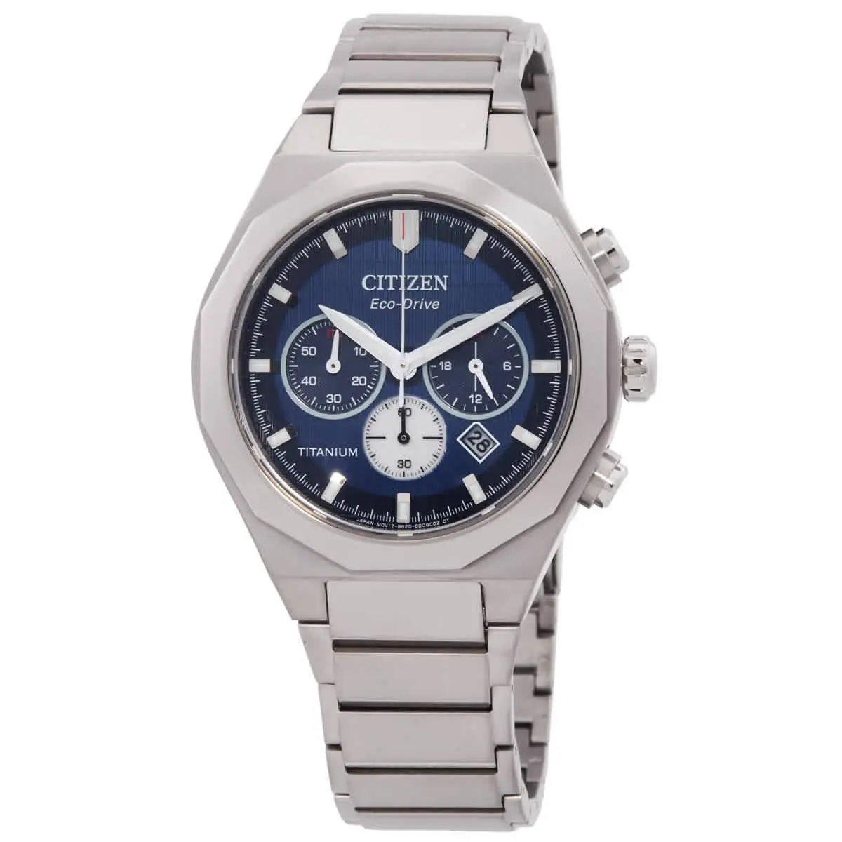 Zenshin Senkei Chronograph Blue Dial Men`s Watch CA4691-59L by Citizen