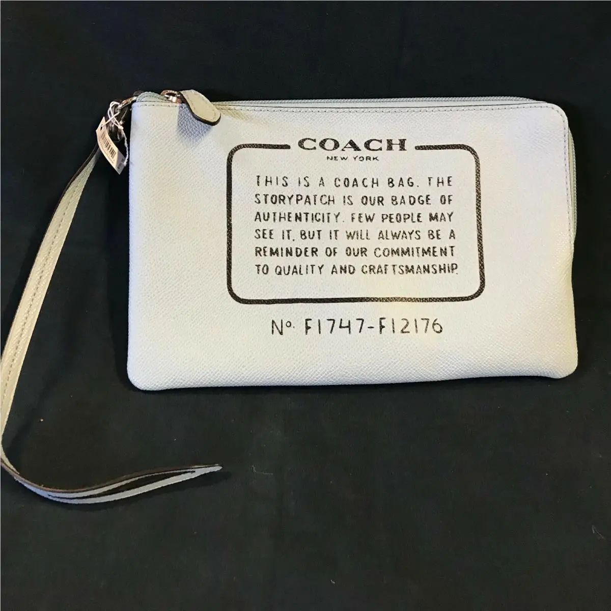 Wristlet City Tote Instert Only NO Purse Light Blue by Coach