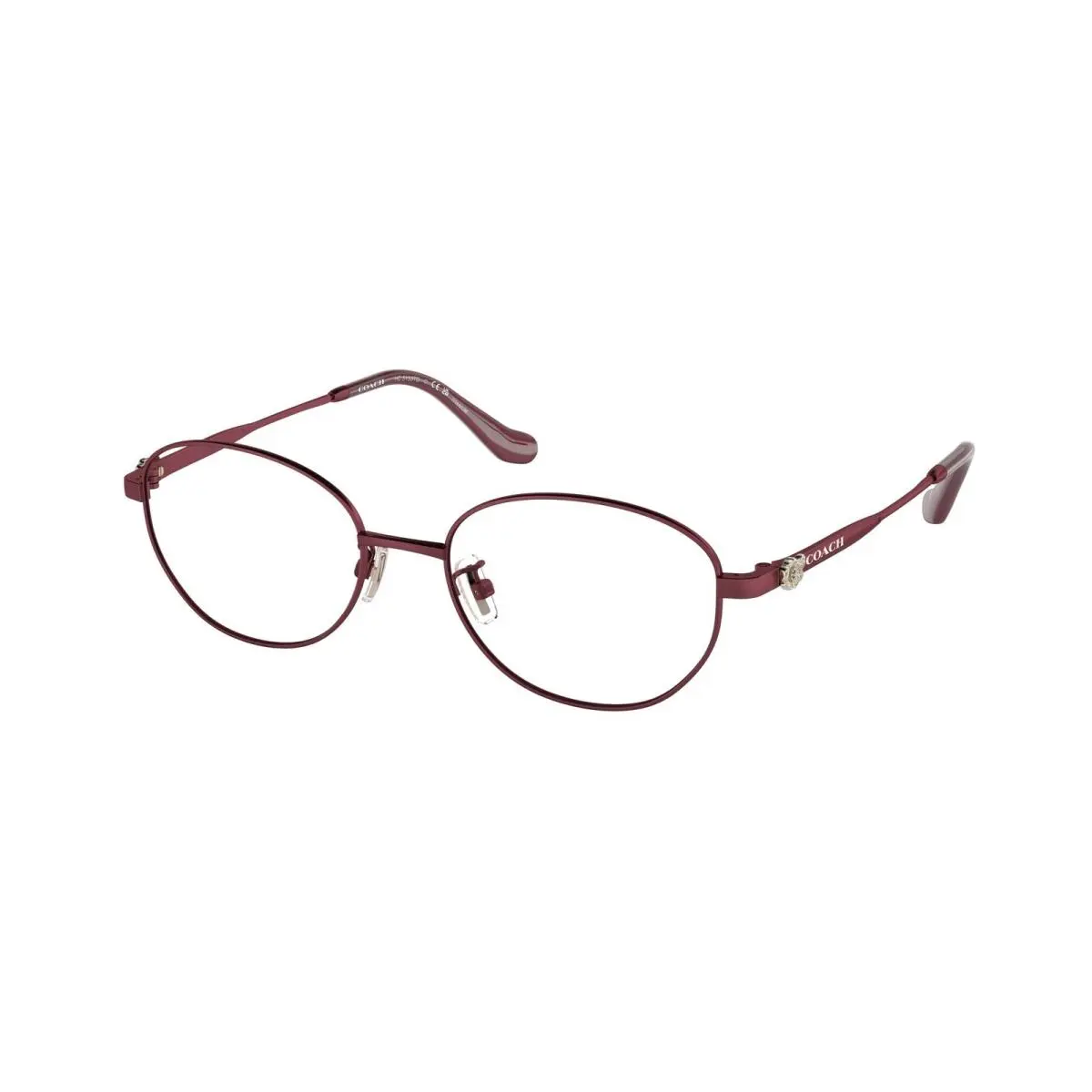 Coach HC5153TD 9413 Satin Burgundy Demo Lens 53 mm Women`s Eyeglasses