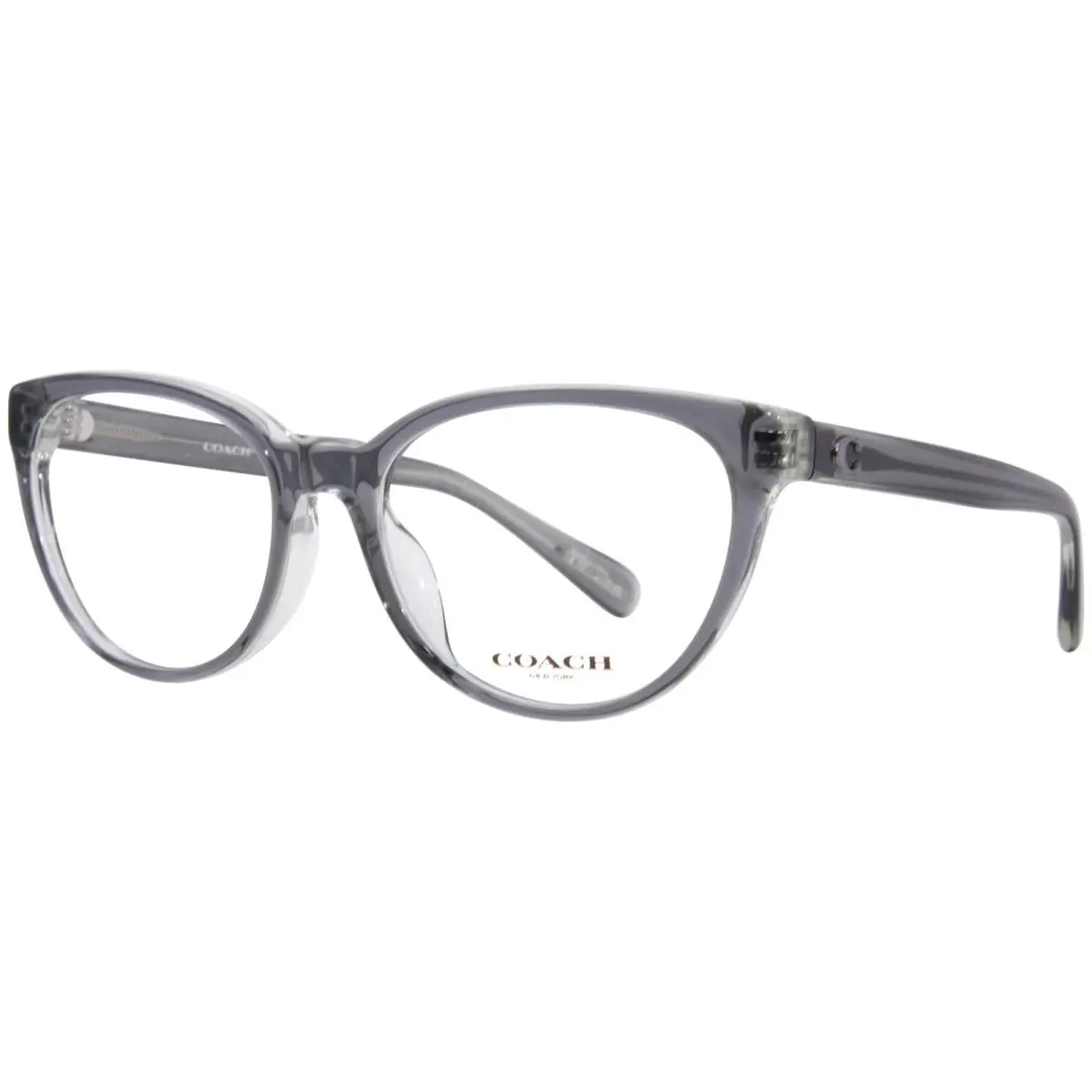 Coach HC6210U 5746 Eyeglasses Frame Women`s Moss/mint Full Rim Round Shape 53mm