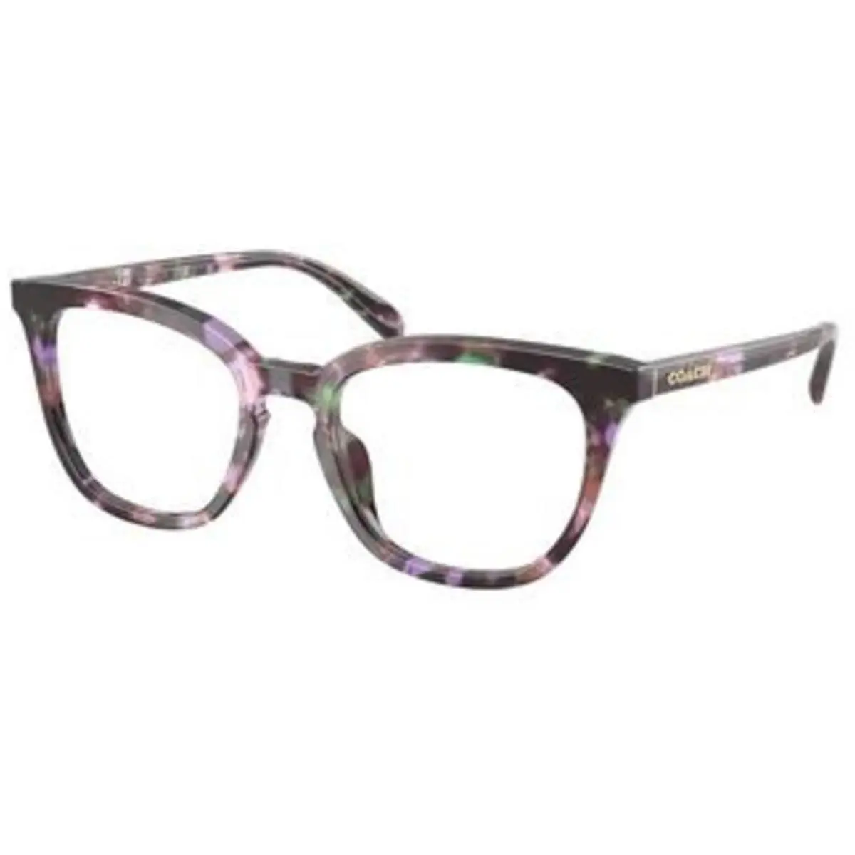 Coach HC 6222 U Amethyst Pearl Tortoise Demo Lens 5843 Eyeglasses