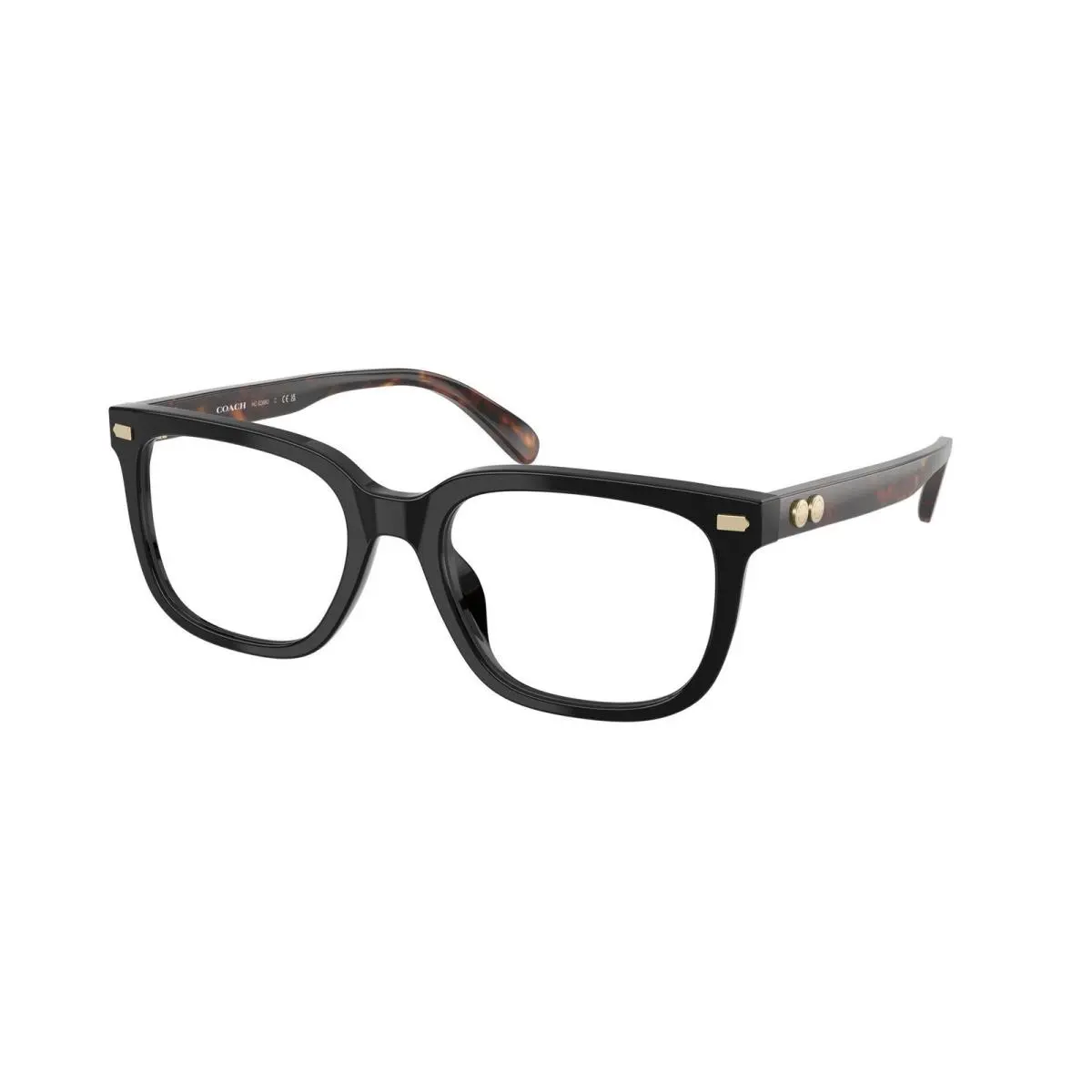 Coach HC 6266 U Black Demo Lens 5002 Eyeglasses