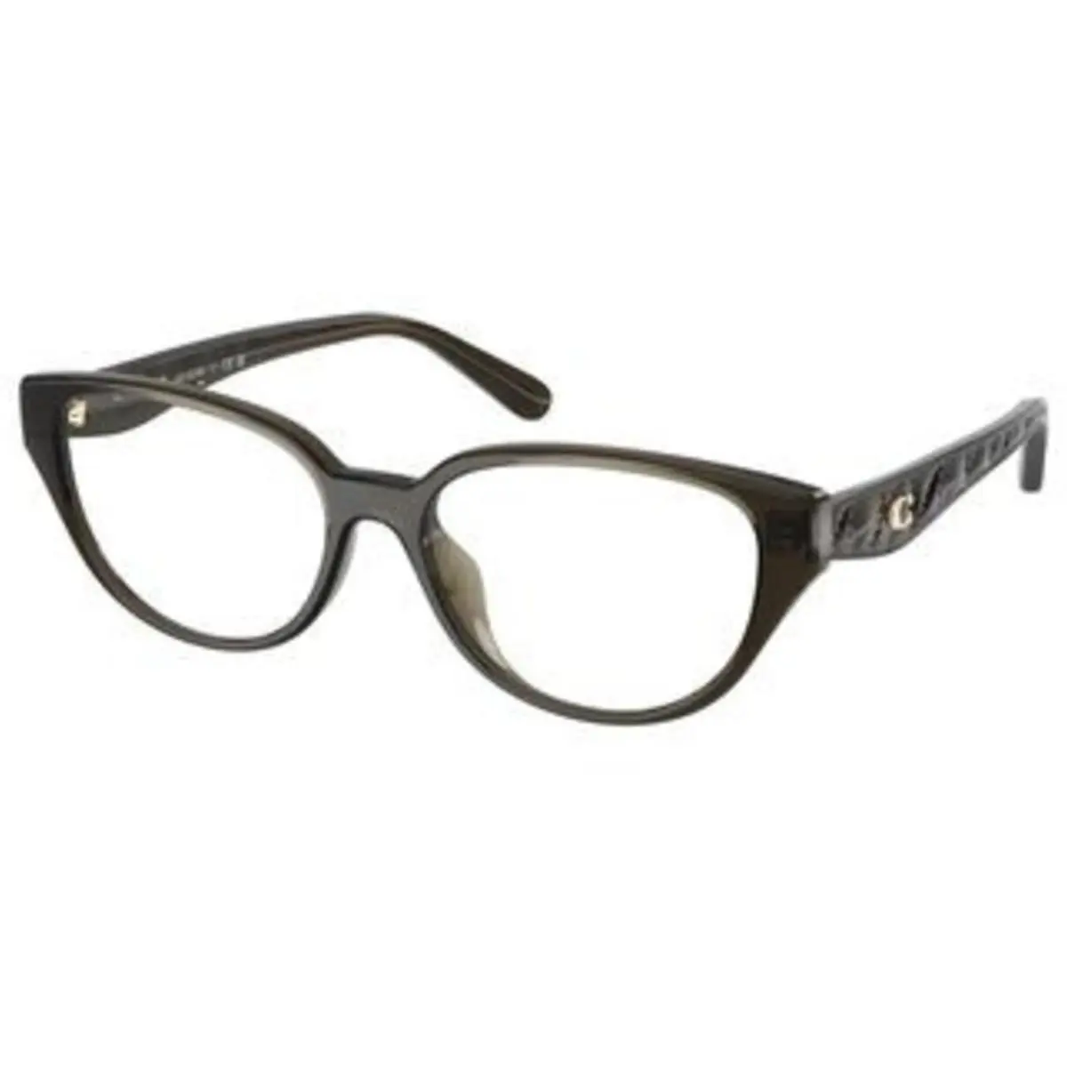 Coach HC 6279 D Transparent Oak Demo Lens 5400 Eyeglasses
