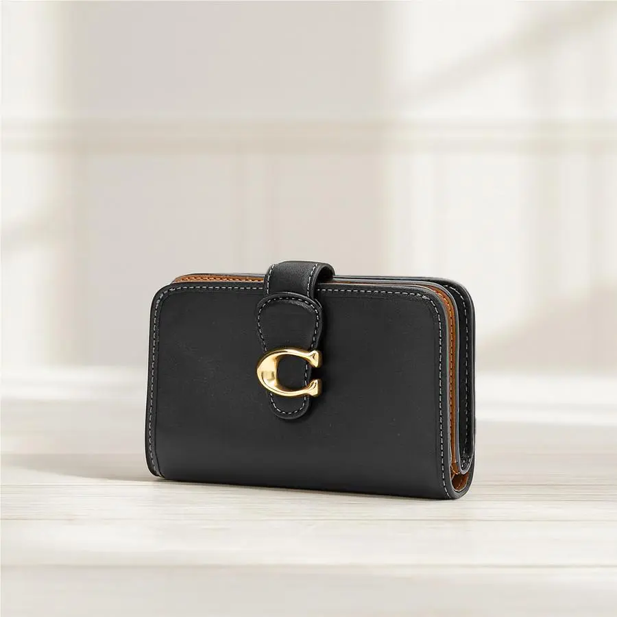 Coach Tabby Medium Wallet Leather Black CA193 Outlet