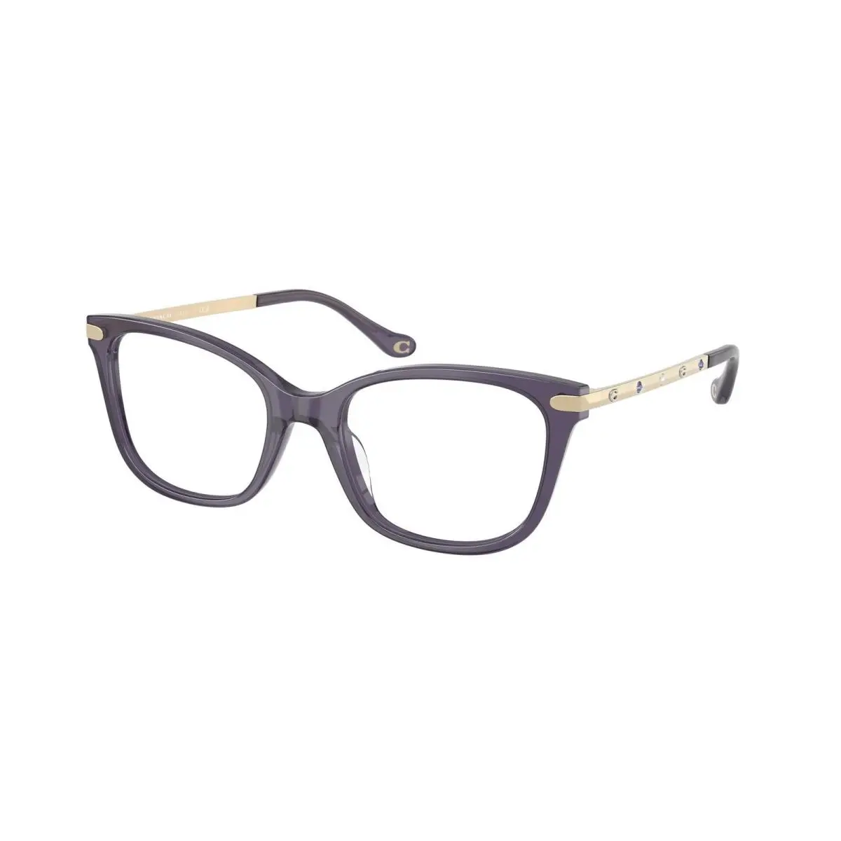 Coach HC 6261 BU Milky Eggplant Demo Lens 5522 Eyeglasses