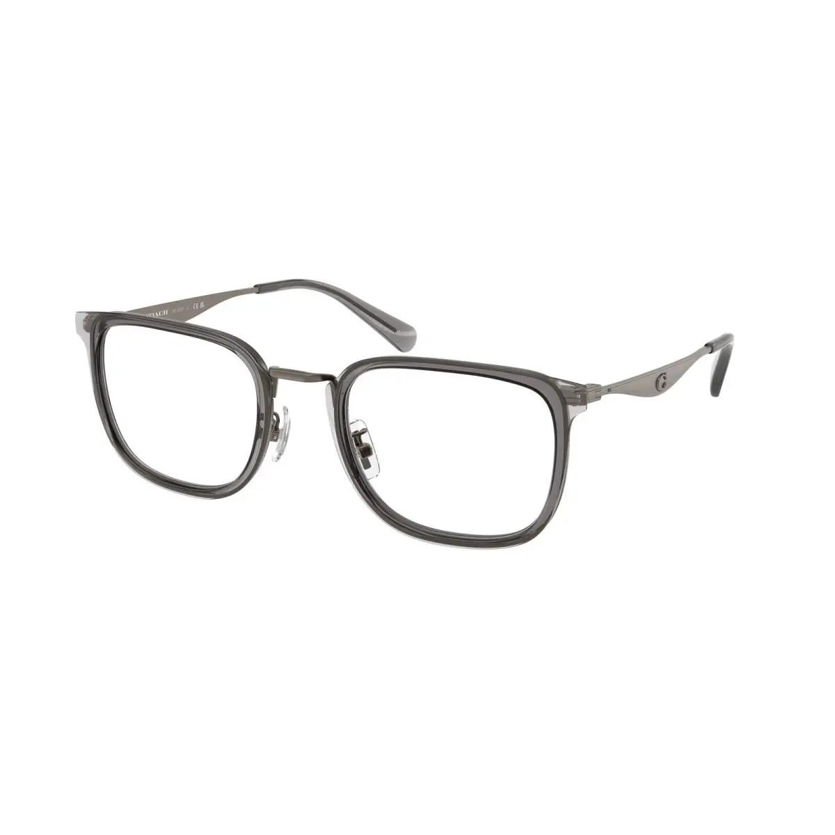 Coach HC 5177 Transparent Grey Demo Lens 9457 Eyeglasses