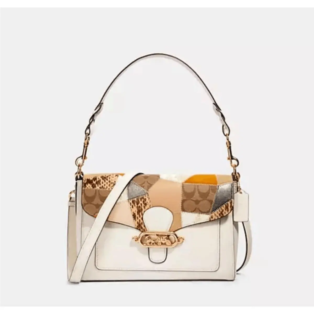 Coach Jade Messenger Bag with Patchwork