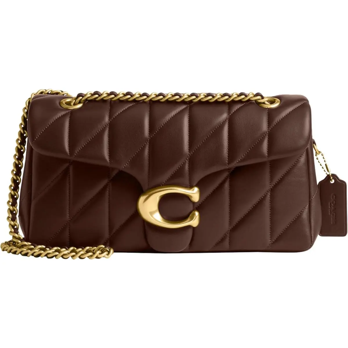 Coach Quilted Tabby Shoulder Bag 26 with Cha