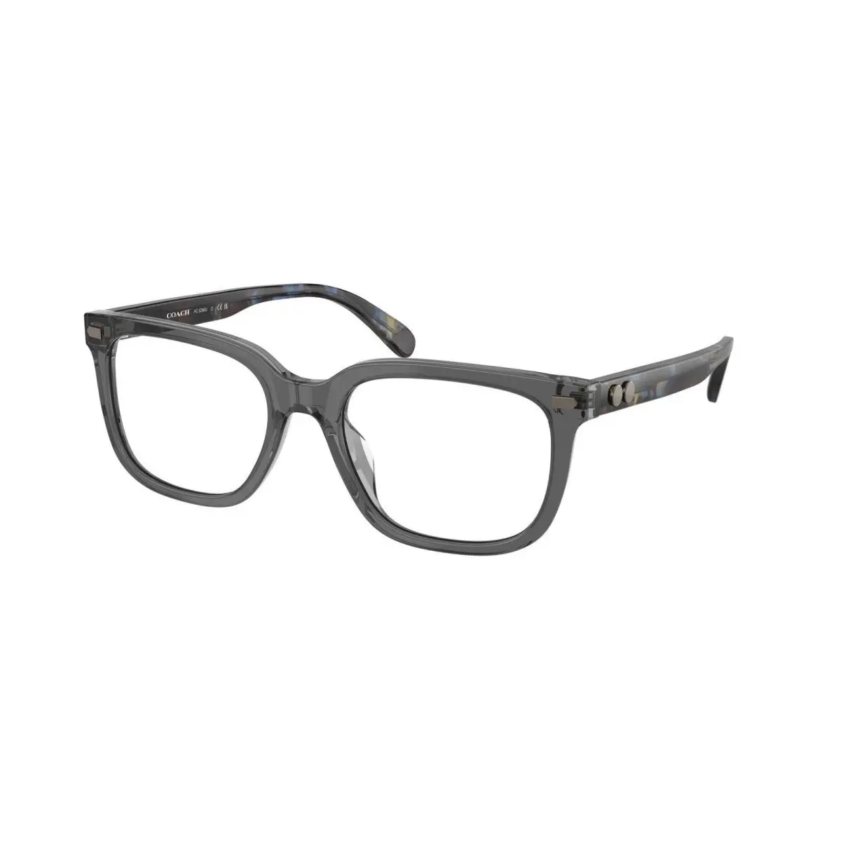 Coach HC 6266 U Transparent Grey Demo Lens 5882 Eyeglasses
