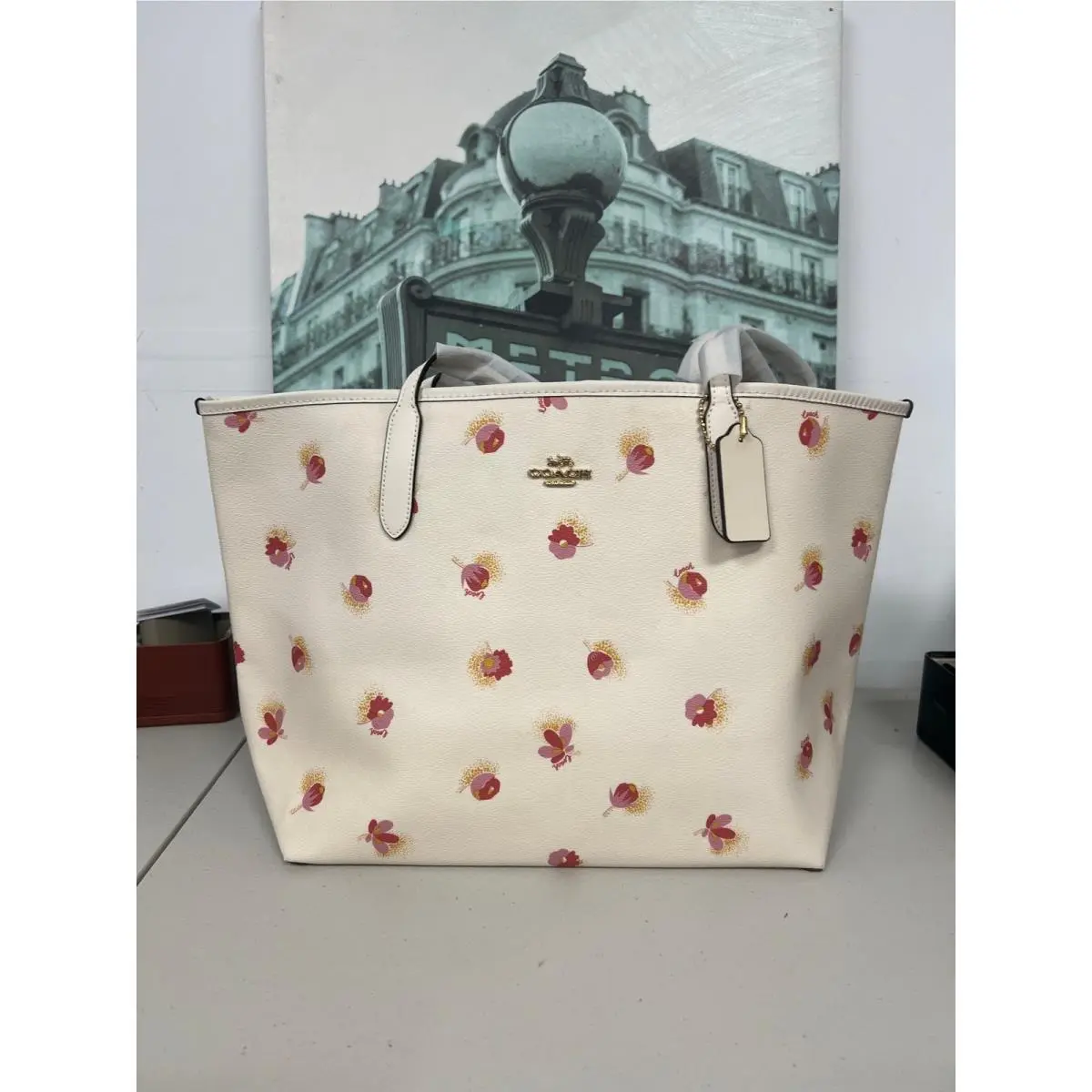Coach C6431 Pop Floral City Tote