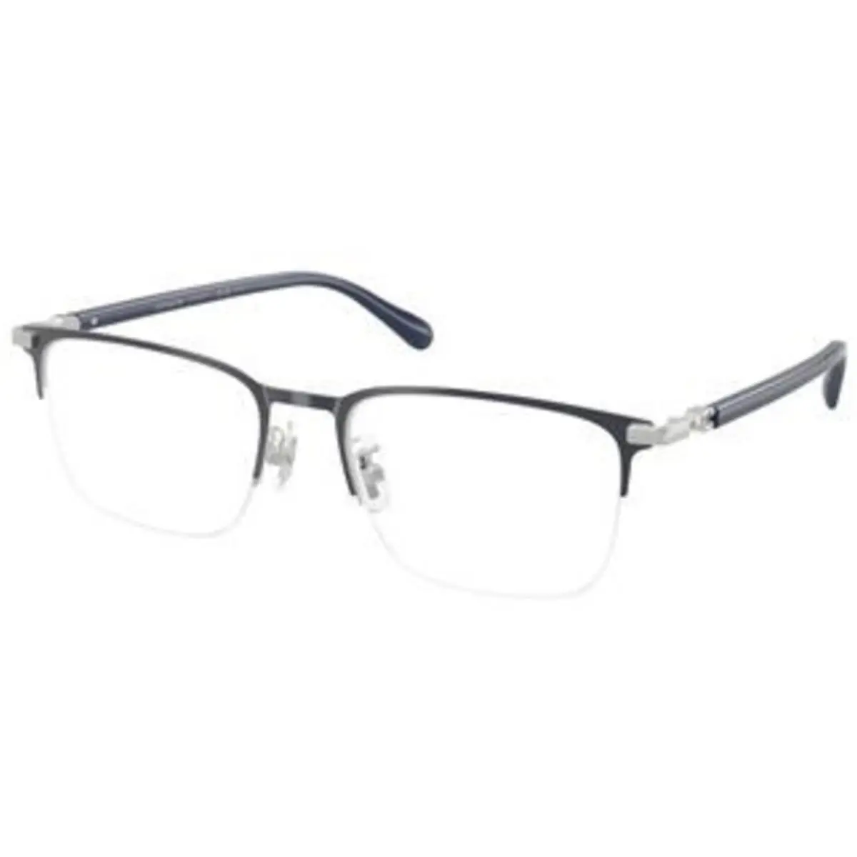 Coach HC 5208 TD Satin Blue Satin Silver Demo Lens 9475 Eyeglasses