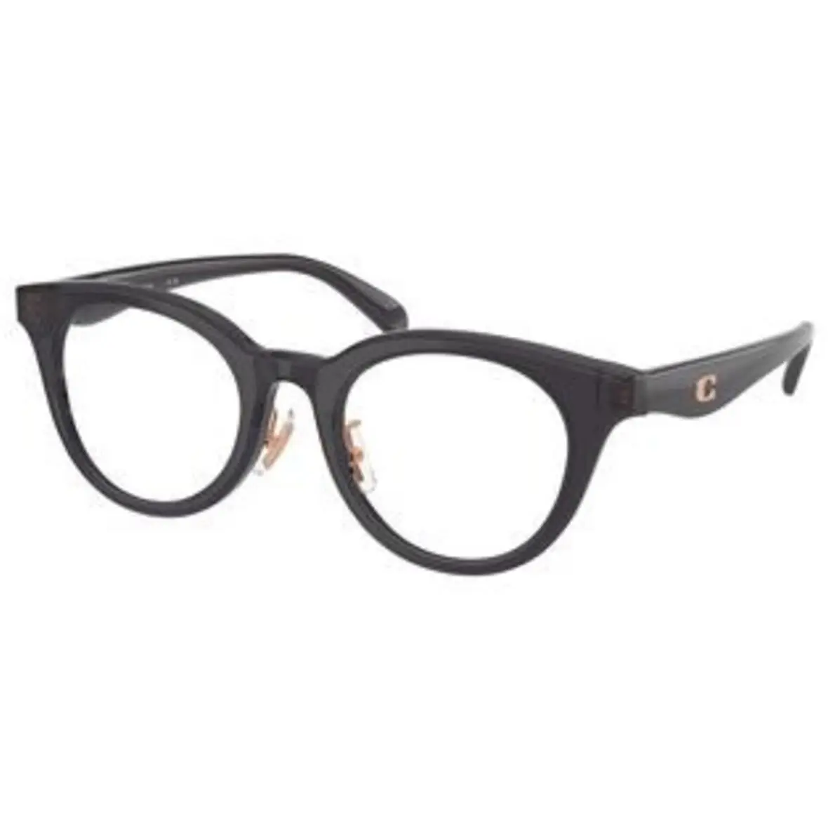 Coach HC 6280 D Transparent Dark Grey Demo Lens 5104 Eyeglasses