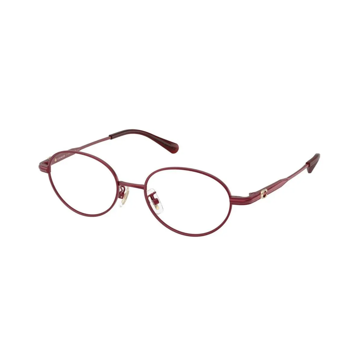 Coach HC 5189 TD Satin Burgundy Demo Lens 9048 Eyeglasses