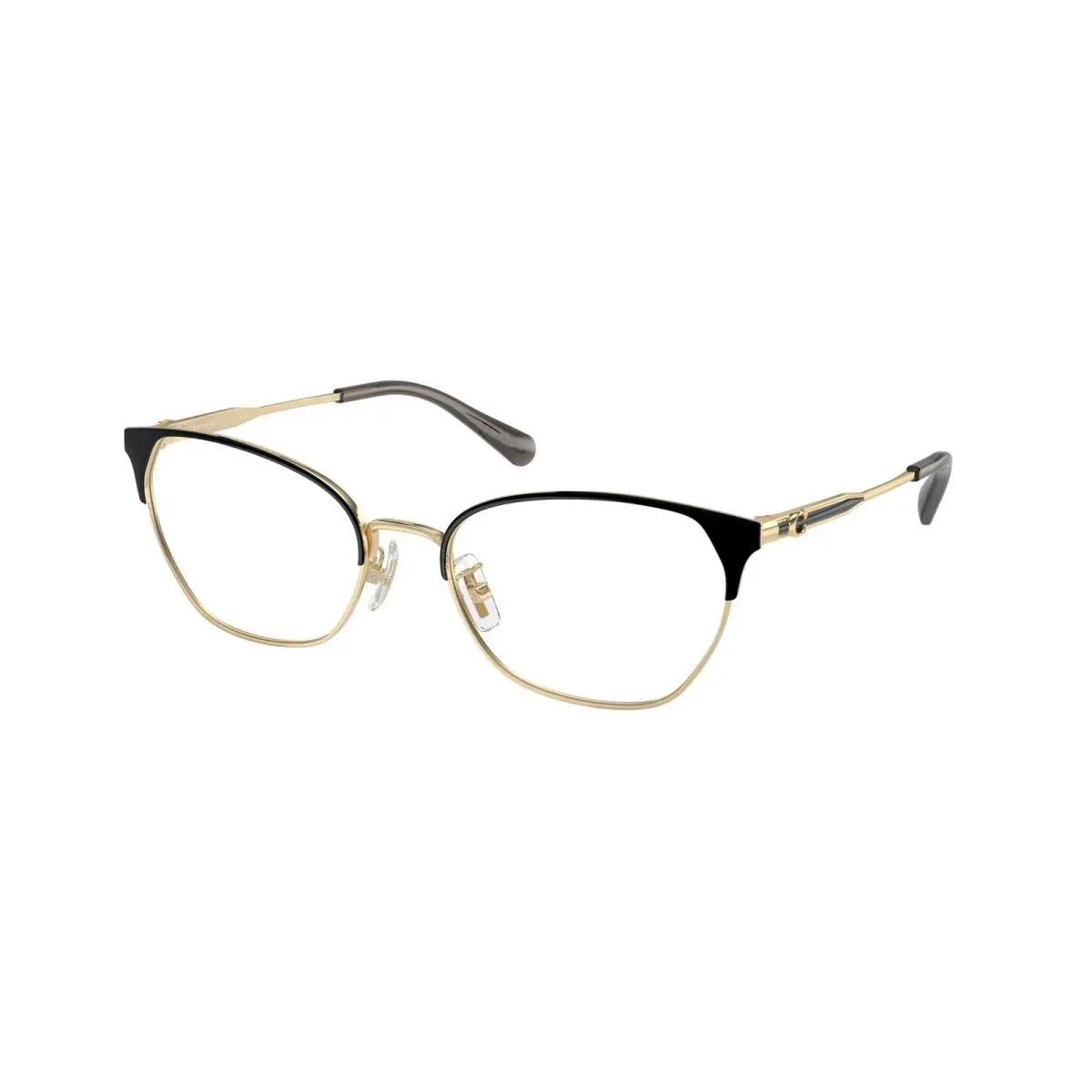 Coach HC5169 9436 Shiny Light Gold Black Demo Lens 54 mm Women`s Eyeglasses