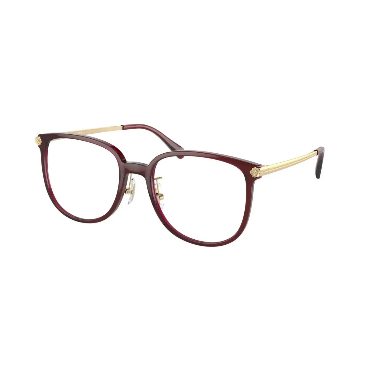 Coach HC 6241D Transparent Burgundy 5824 Eyeglasses