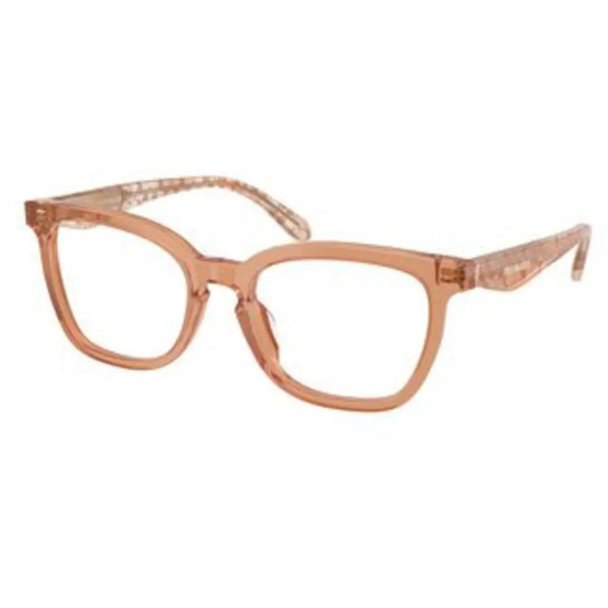 HC 6288 U Transparent Brown Demo Lens 5937 Eyeglasses by Coach