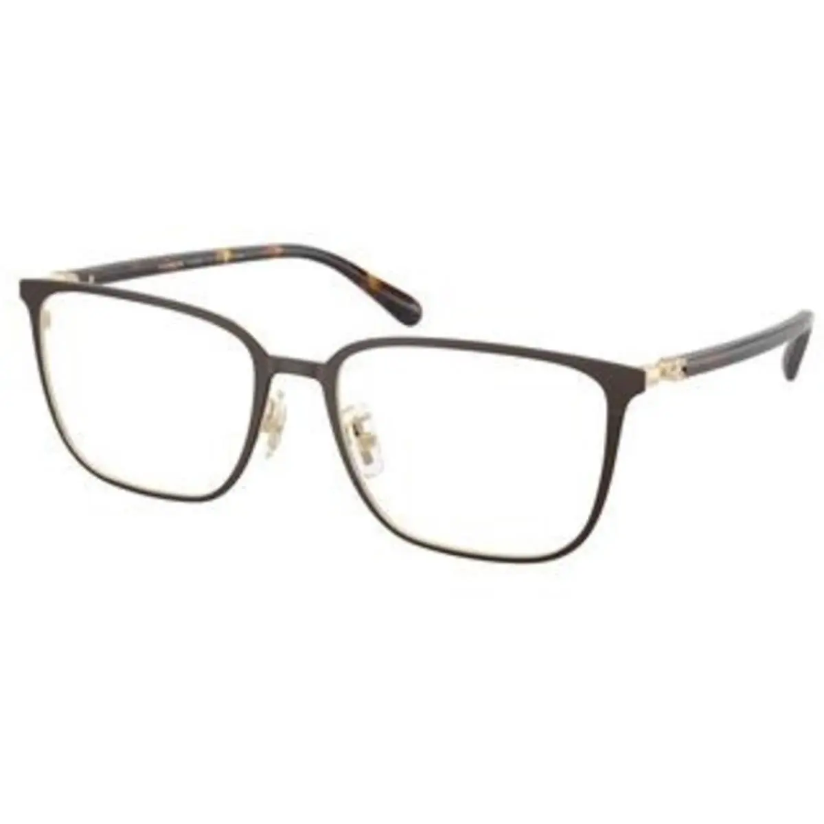 Coach HC 5195 TD Matte Dark Brown Light Gold Demo Lens 9476 Eyeglasses