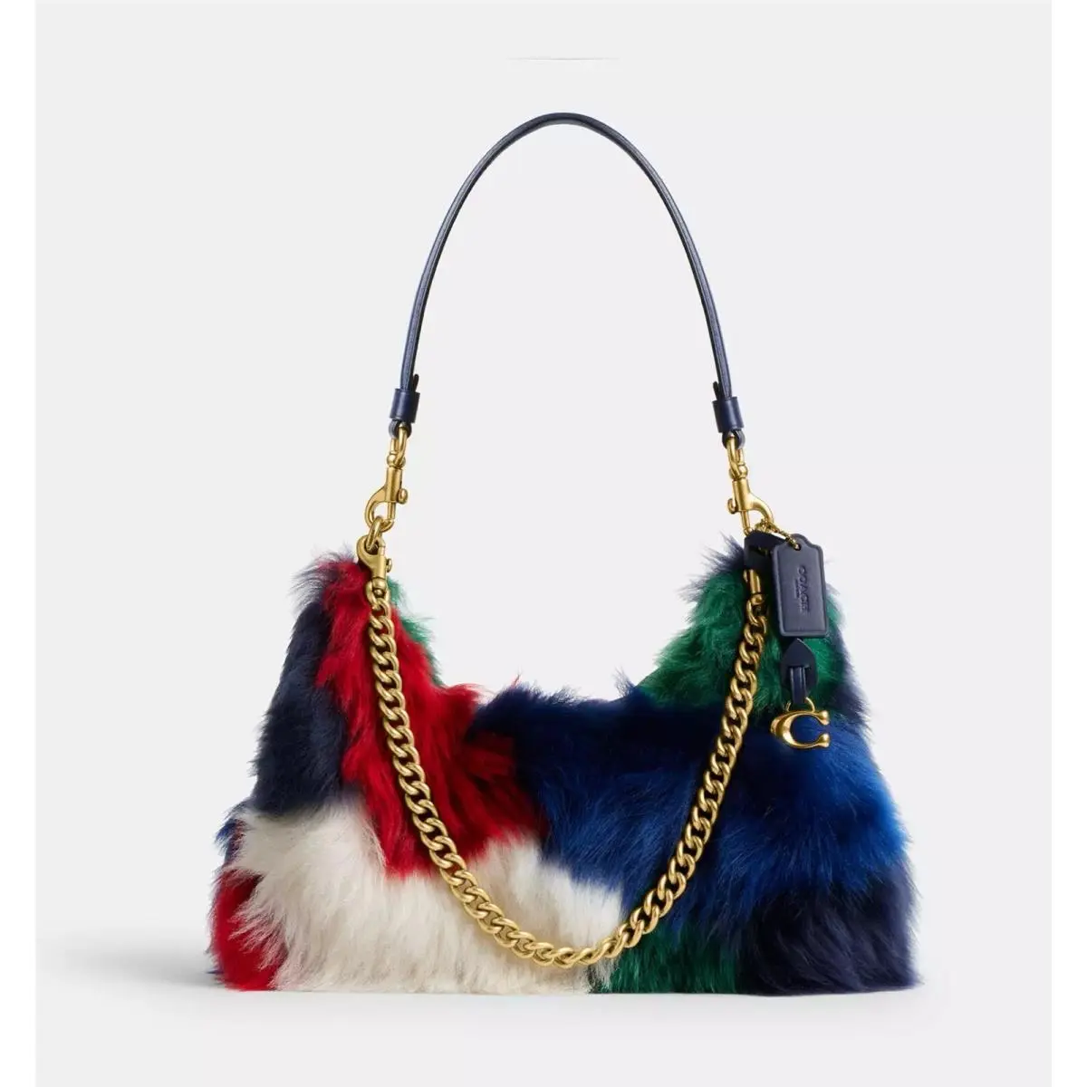 Coach Juliet Shoulder Bag 25 with Patchwork CW646 Brass/ Multi