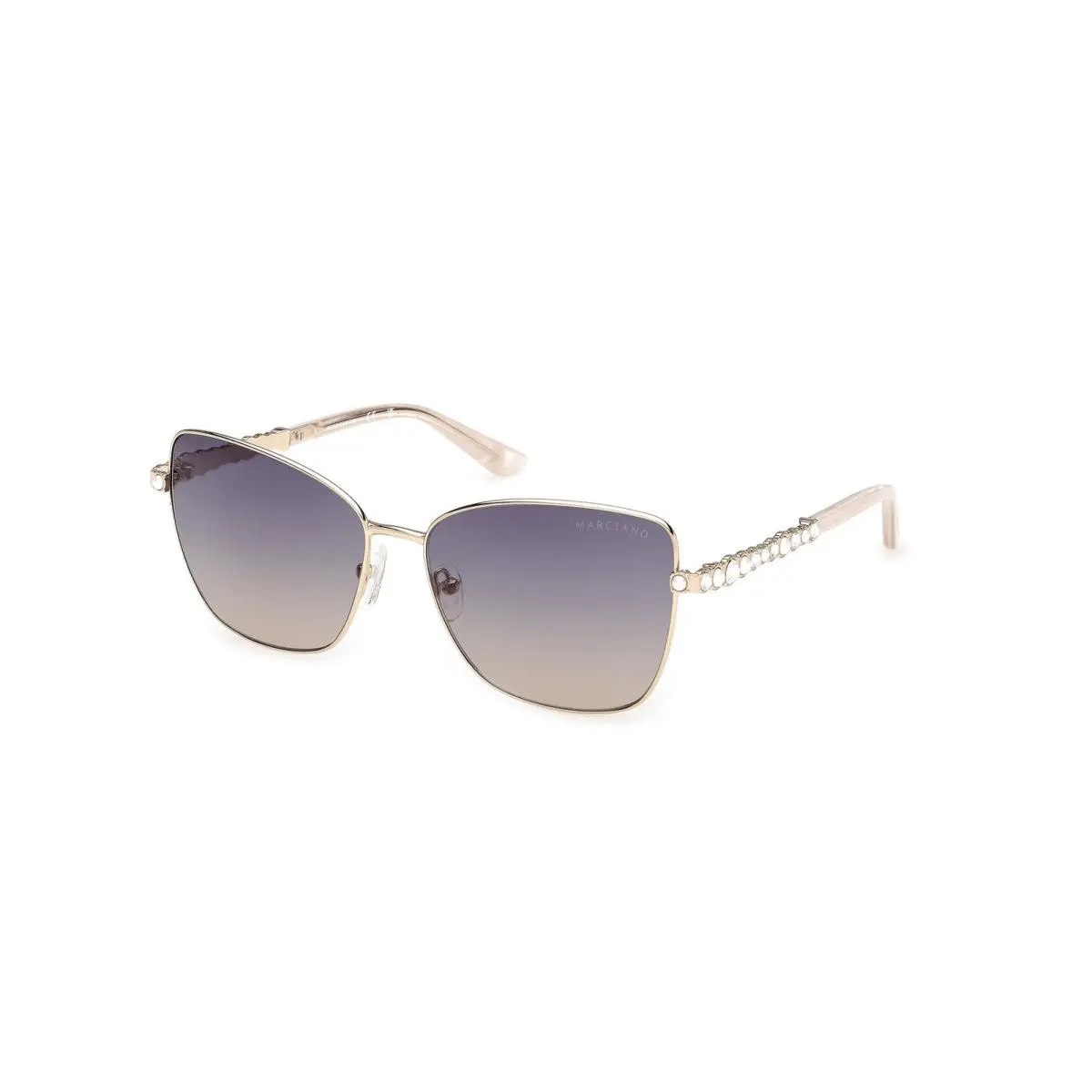 Guess By Marciano GM 00037 Shiny Pale Gold / 33W Size 59 Sunglasses