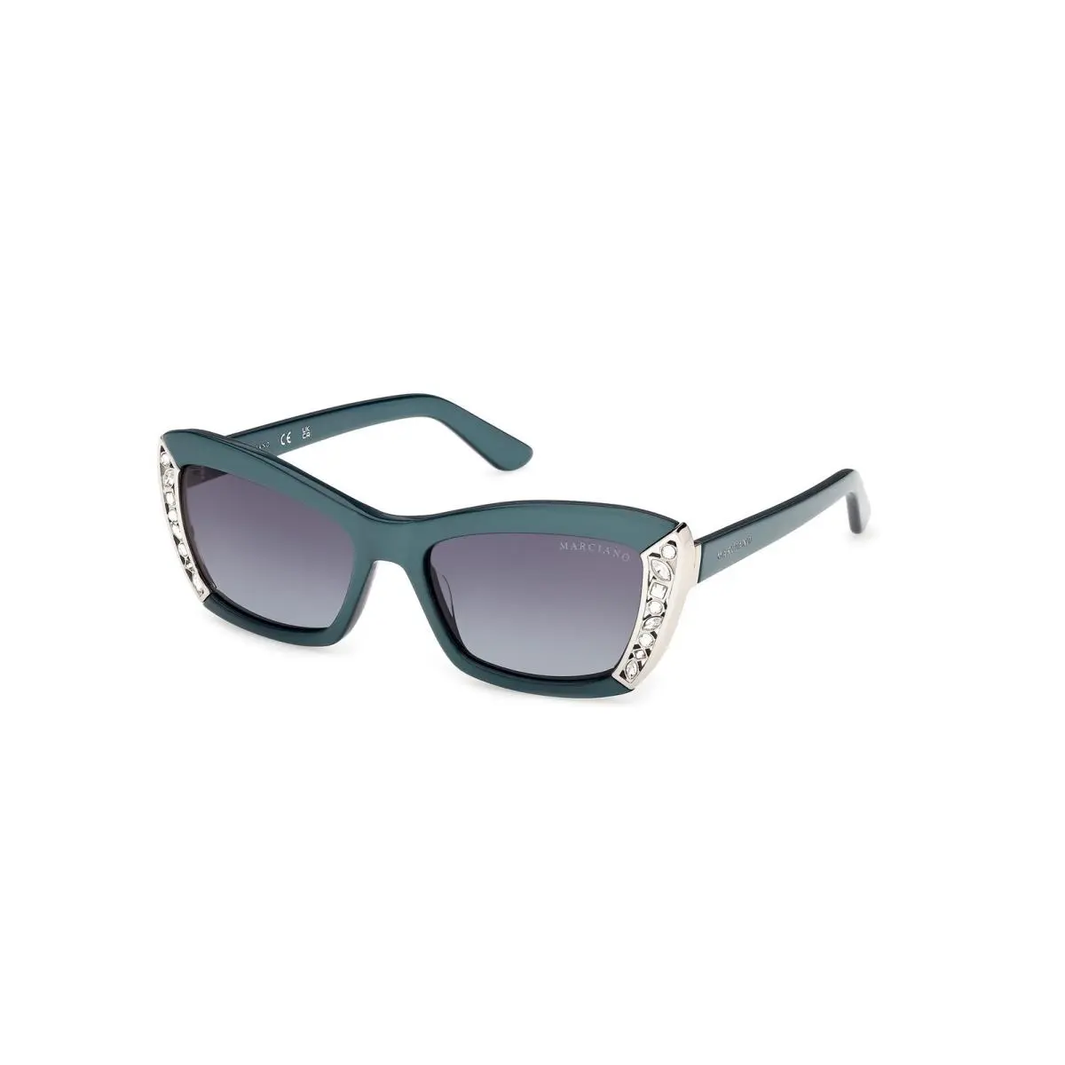 By Marciano GM 00041 Turquoise/pearl / 87W Size 55 Sunglasses by Guess