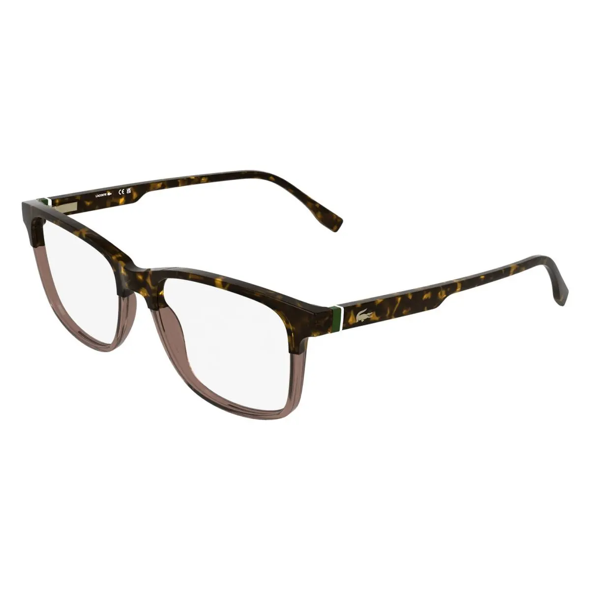 Lacoste L 4002 Havana/transparent Cognac 219 Size 54 Eyeglasses