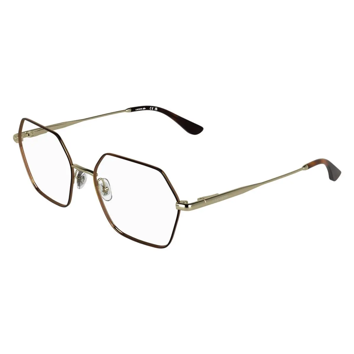 Lacoste L 2322 Gold/havana 756 Size 55 Eyeglasses