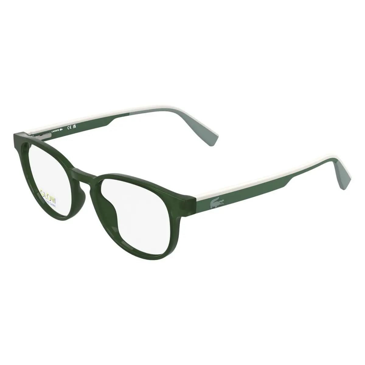Lacoste L 3666 Transparent Khaki Lumi 317 Size 47 Eyeglasses