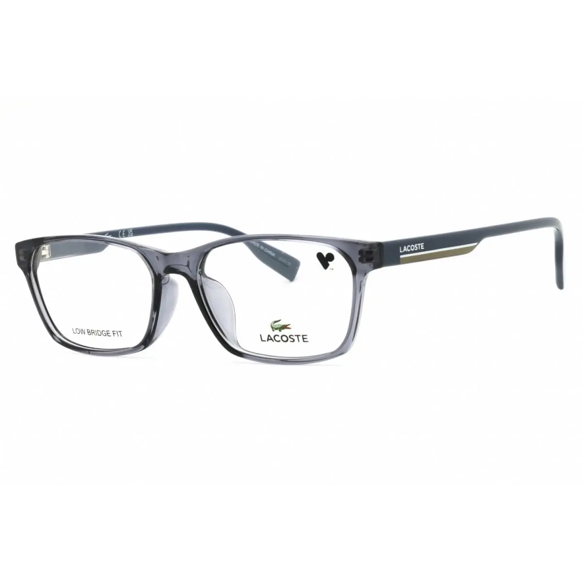 L2930LB 020 Grey 53mm Eyeglasses by Lacoste