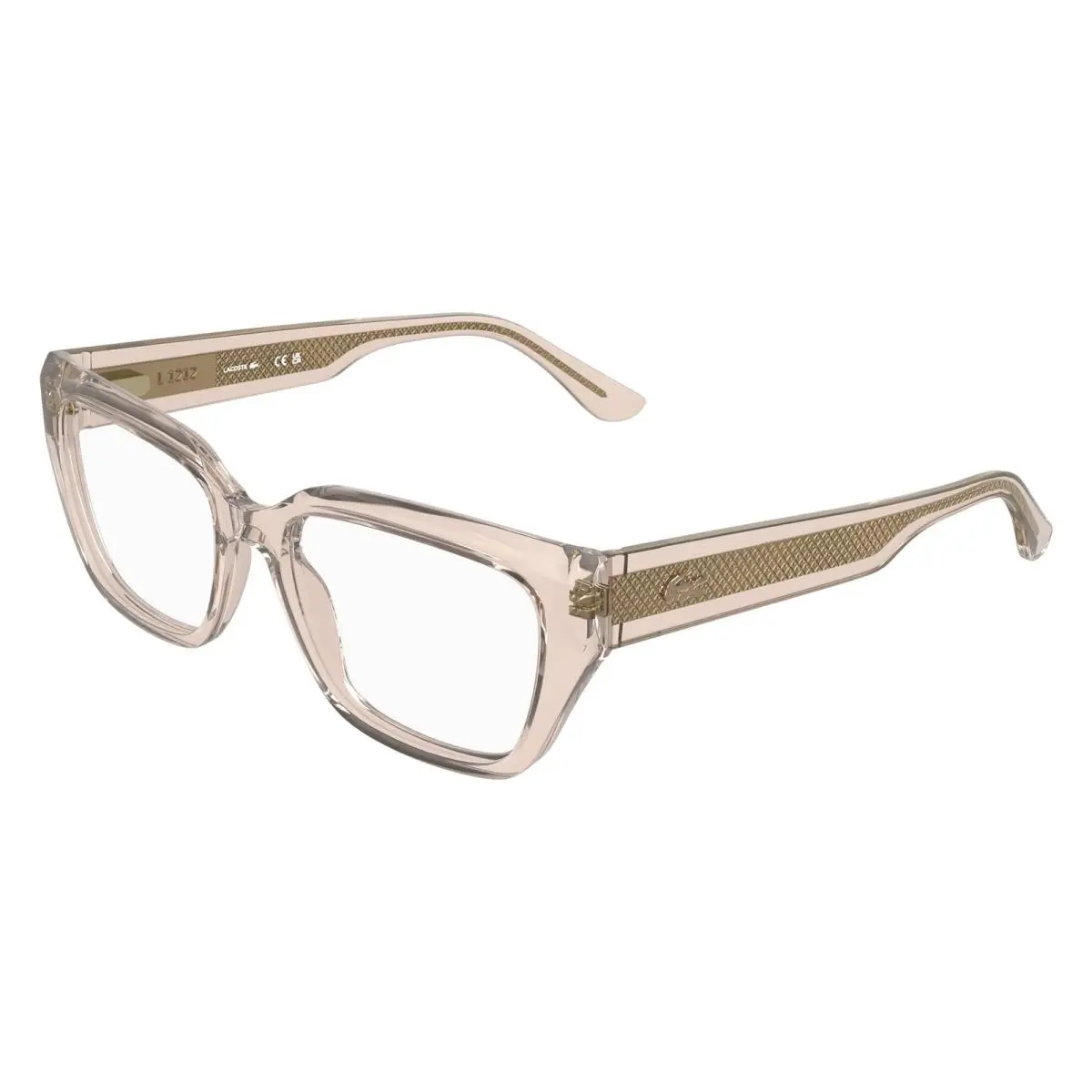 Lacoste L 4014 Transparent Peach 749 Size 55 Eyeglasses