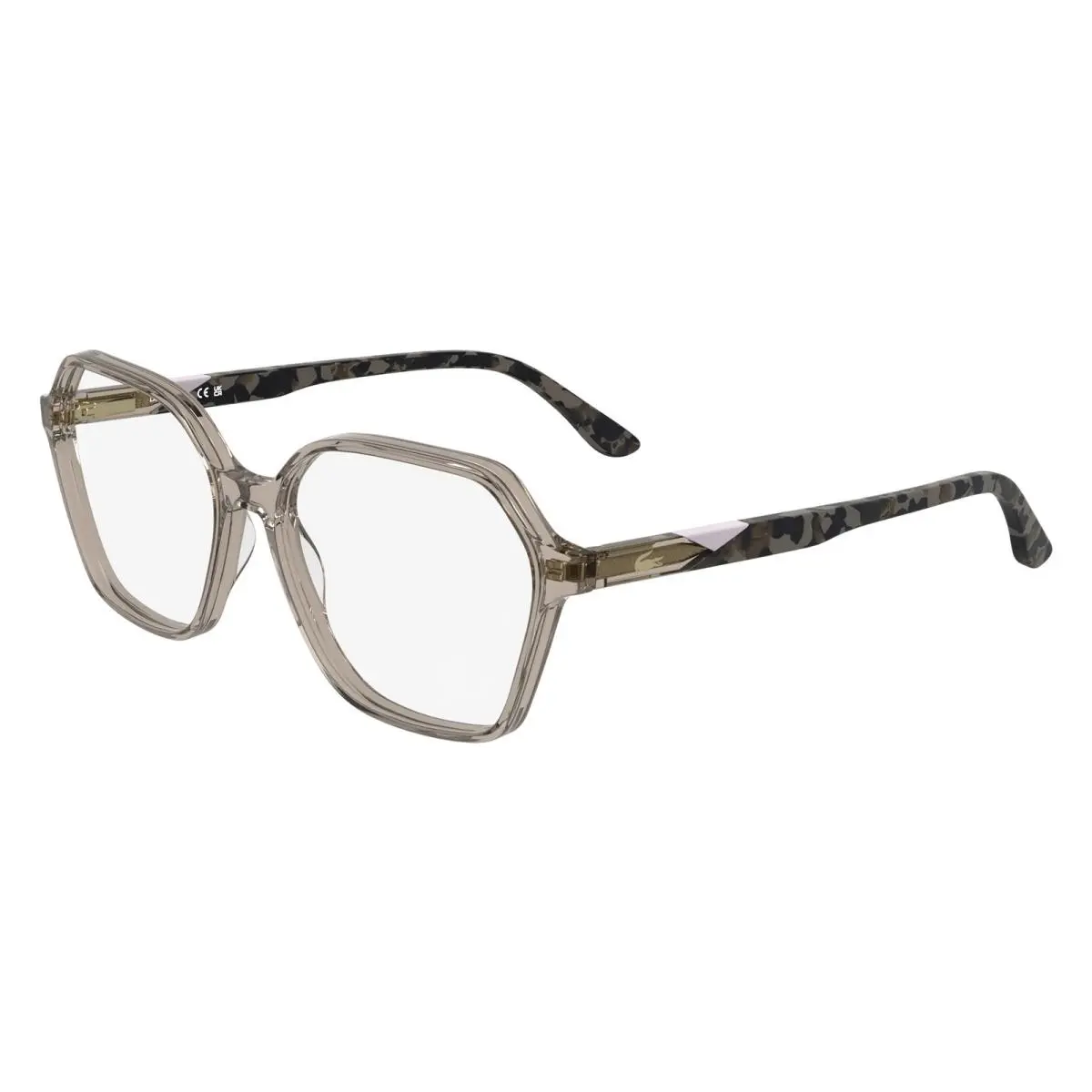 L 2988 Trasnparent Red 615 Size 55 Eyeglasses by Lacoste