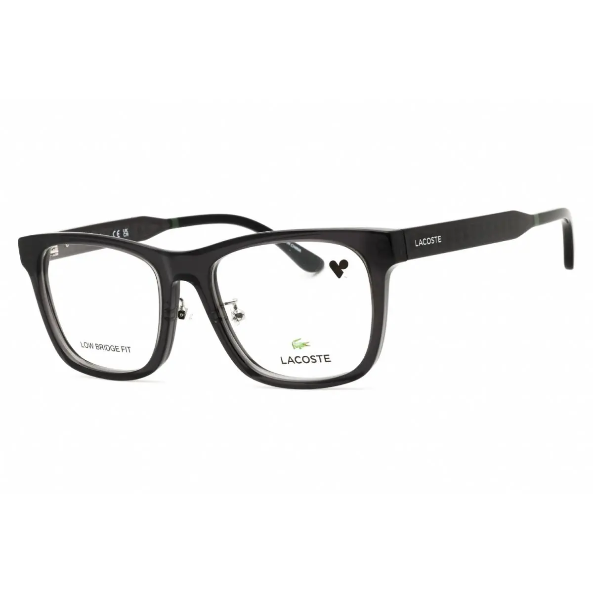 Lacoste L2994LB 028 Transparent Dark Grey 52mm Eyeglasses