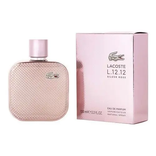 L.12.12 Silver Rose by Lacoste For Women 3.3oz Eau De Parfum Spray