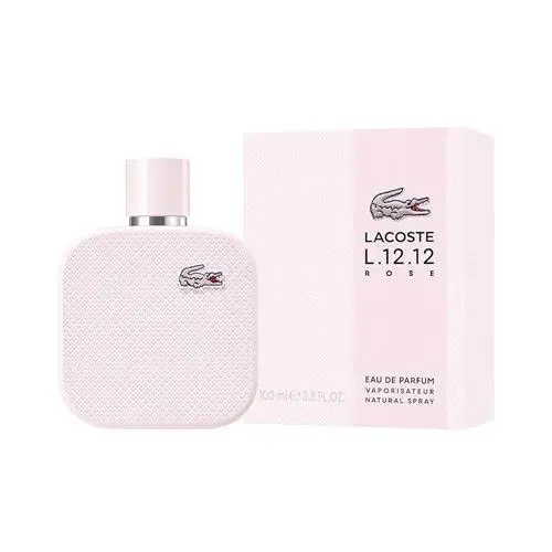 L.12.12 Rose by Lacoste For Women 3.3oz Eau De Parfum Spray