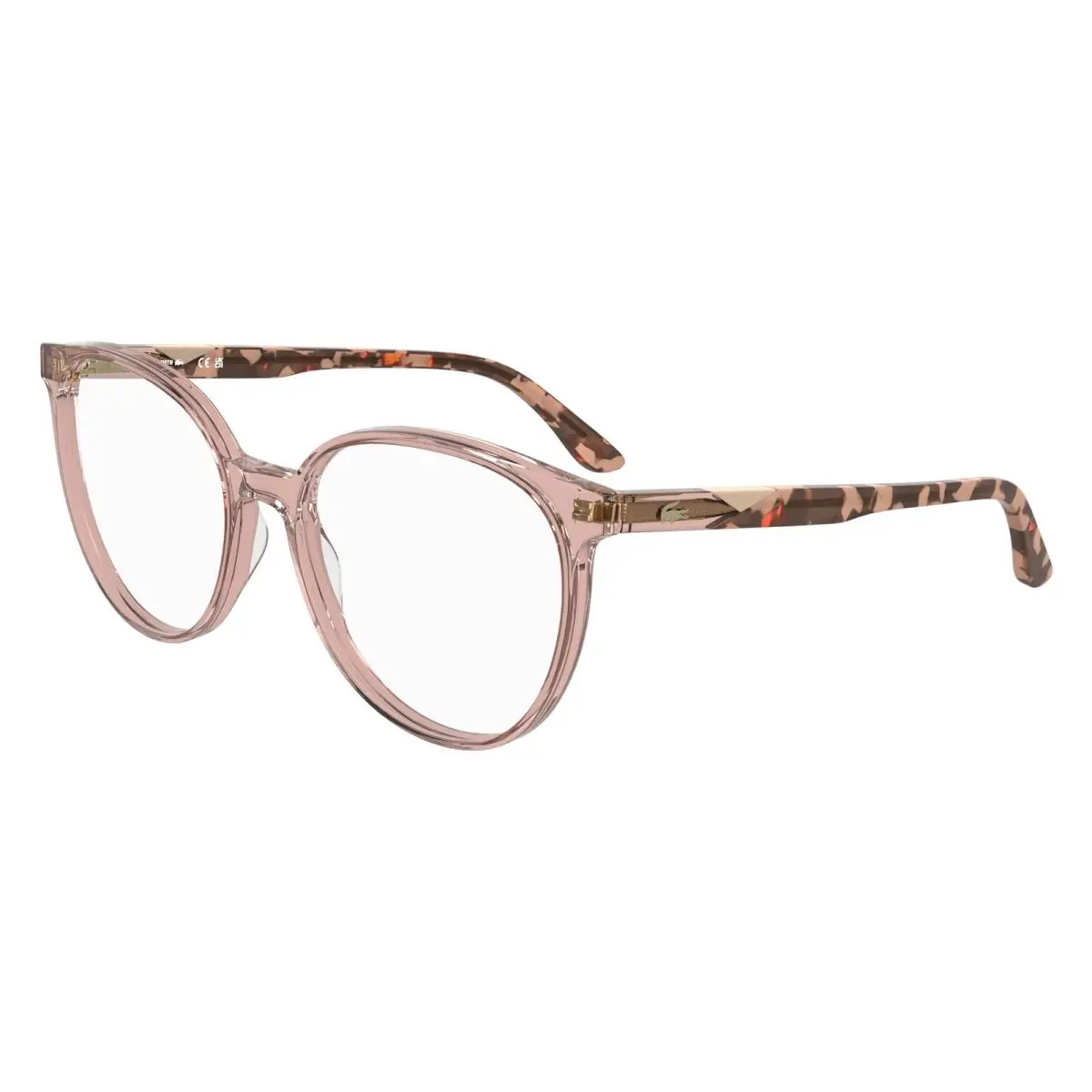 Lacoste L 2987 Transparent Rose 662 Size 55 Eyeglasses