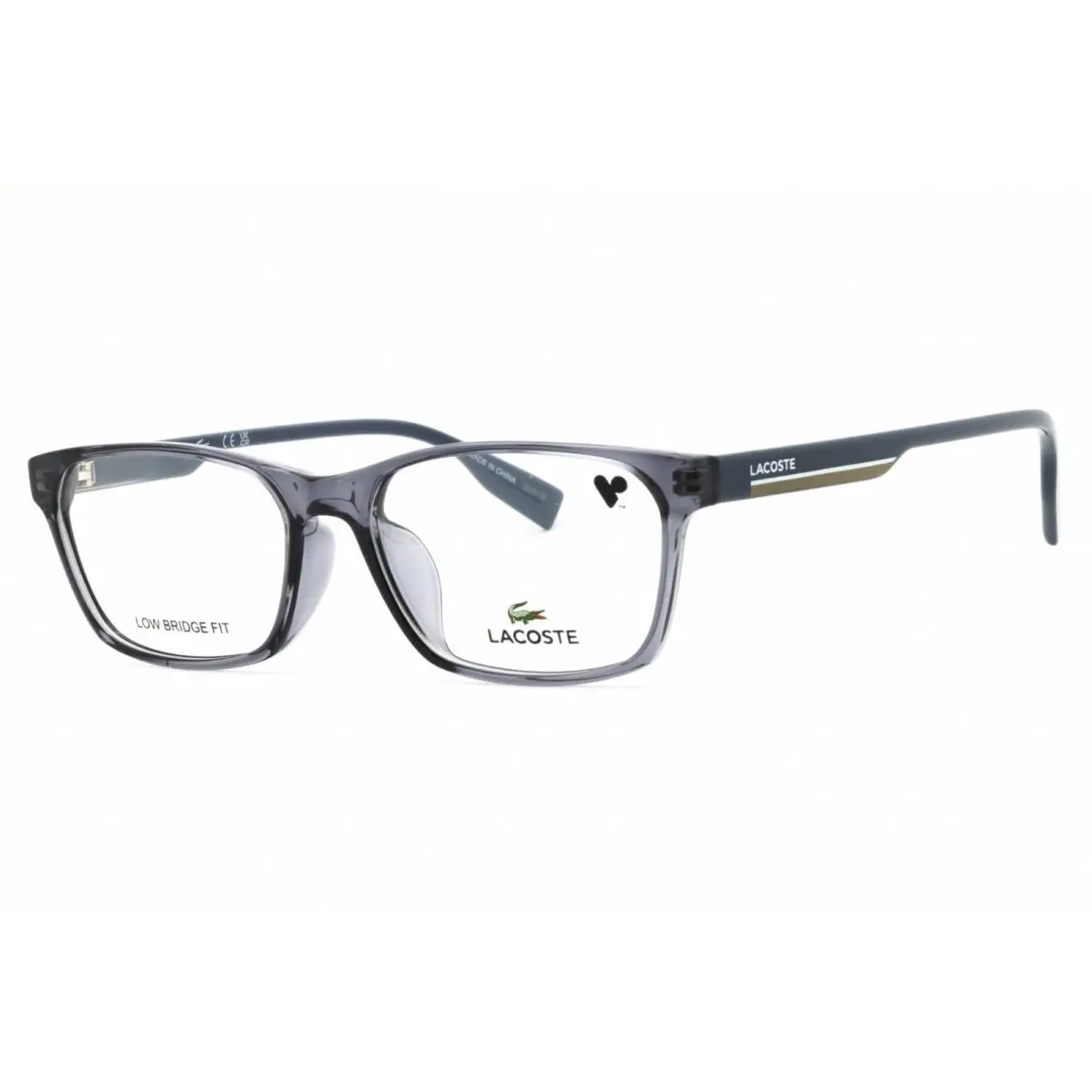 Men`s Eyeglasses Grey Injected Propionate Full Rim Frame L2930LB 020 by Lacoste