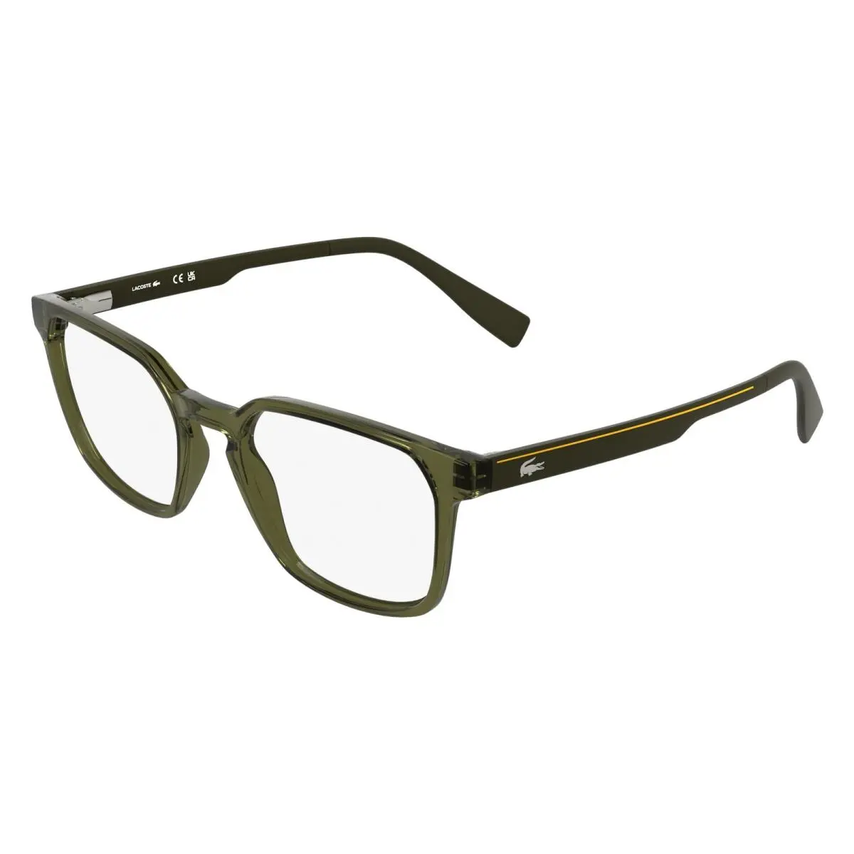 Lacoste L 4006 Transparent Olive 310 Size 53 Eyeglasses