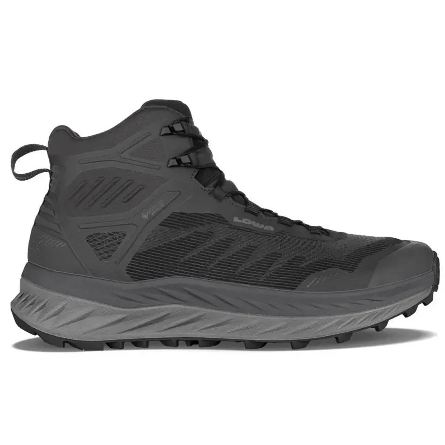 Lowa Men`s Fortux Gtx QC Waterproof Hiking Trail Running Shoe Black
