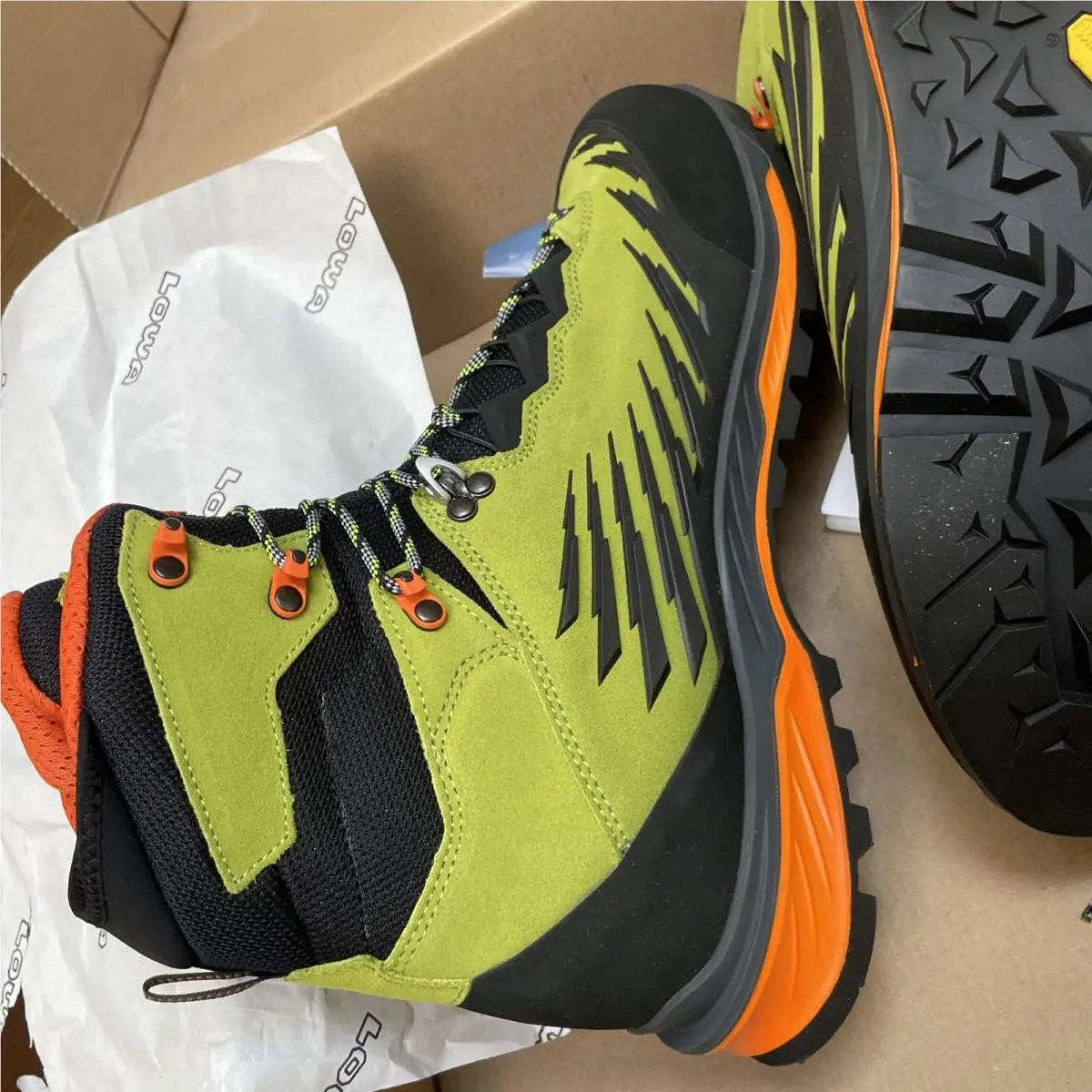 Lowa shoes - Alpine Evo - Alpine Evo - Lime Flame (UPC: 0840054442322) 3