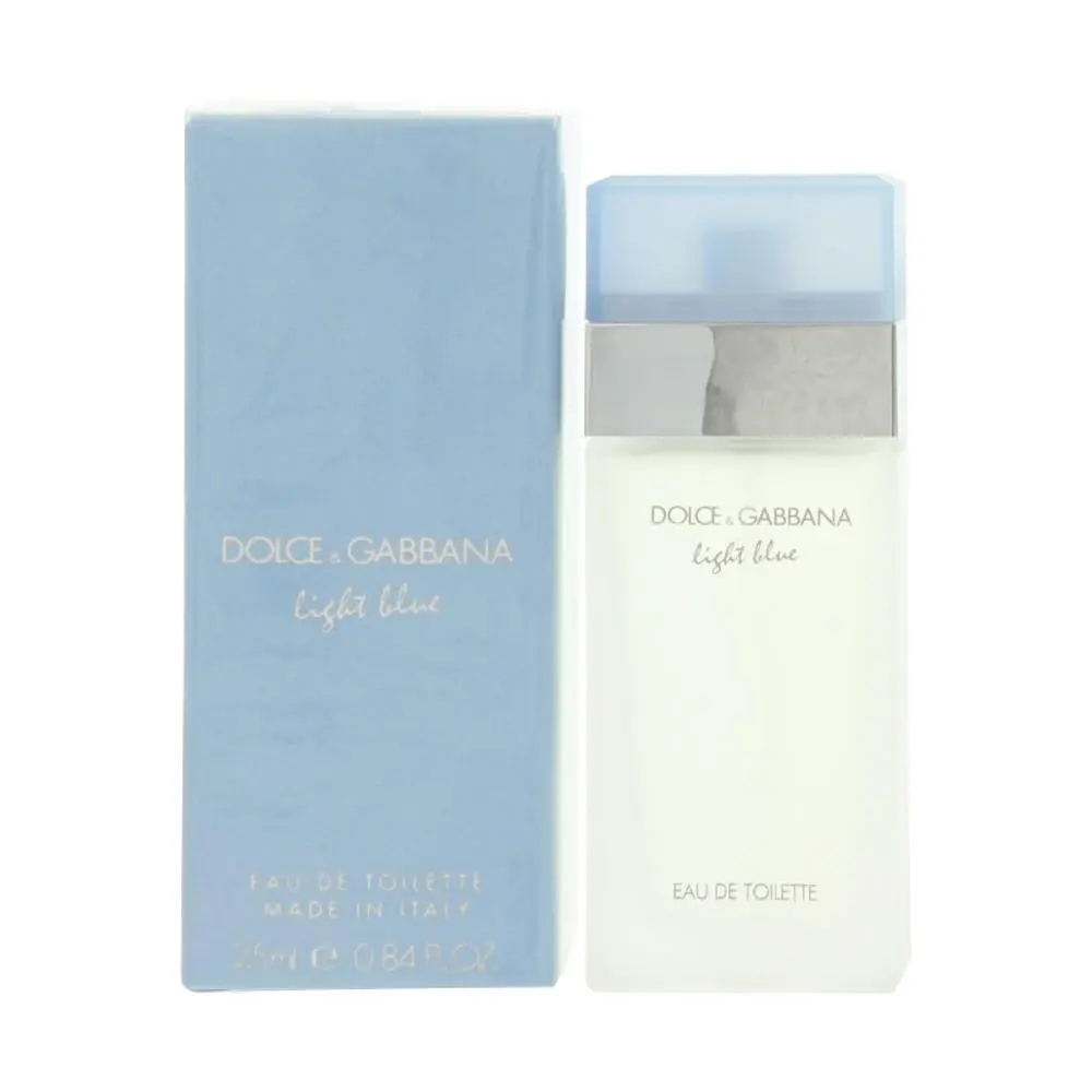 D G Light Blue 0.84 Oz Eau De Toilette Spray by Dolce Gabbana Box For Women