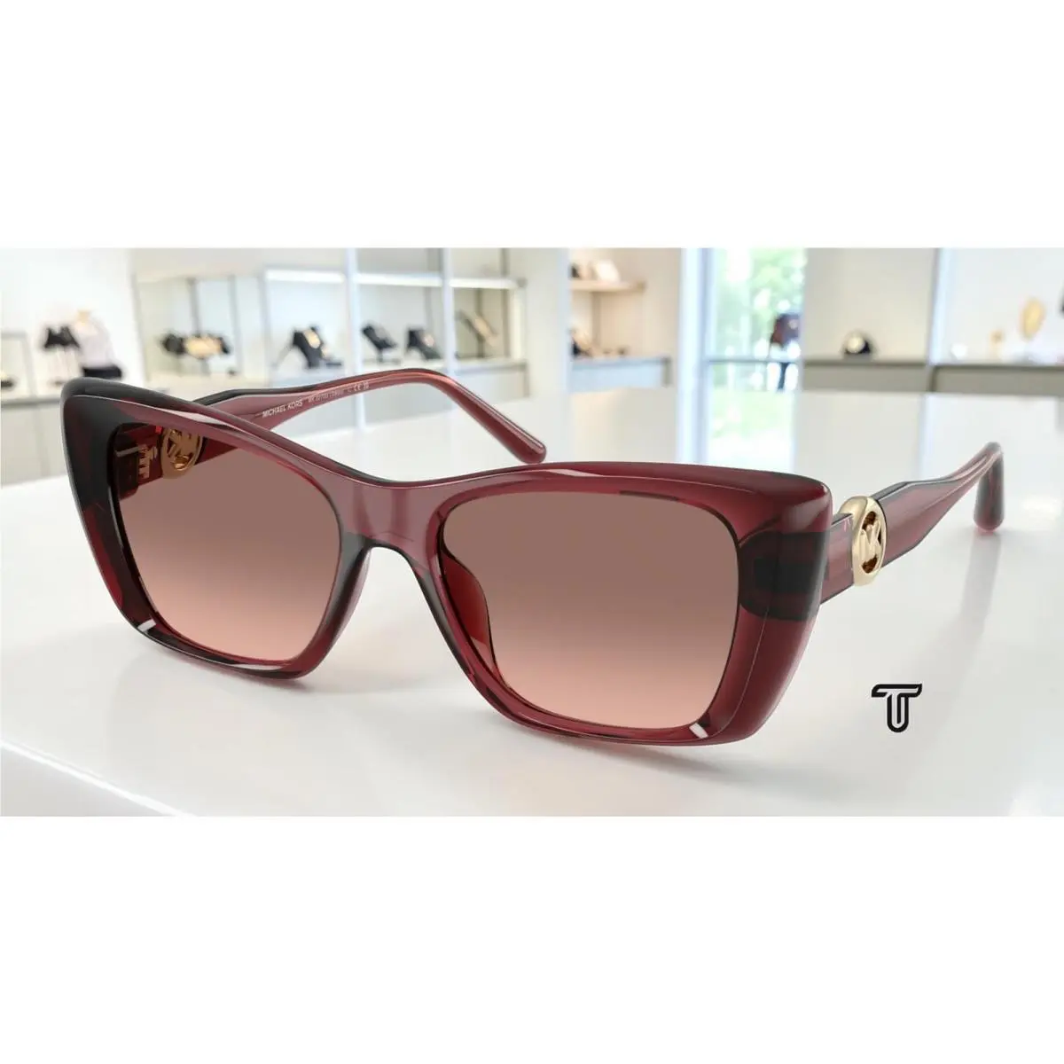 Michael Kors MK2270U 317513 Tokyo Rosewood Peach 53 mm Women`s Sunglasses