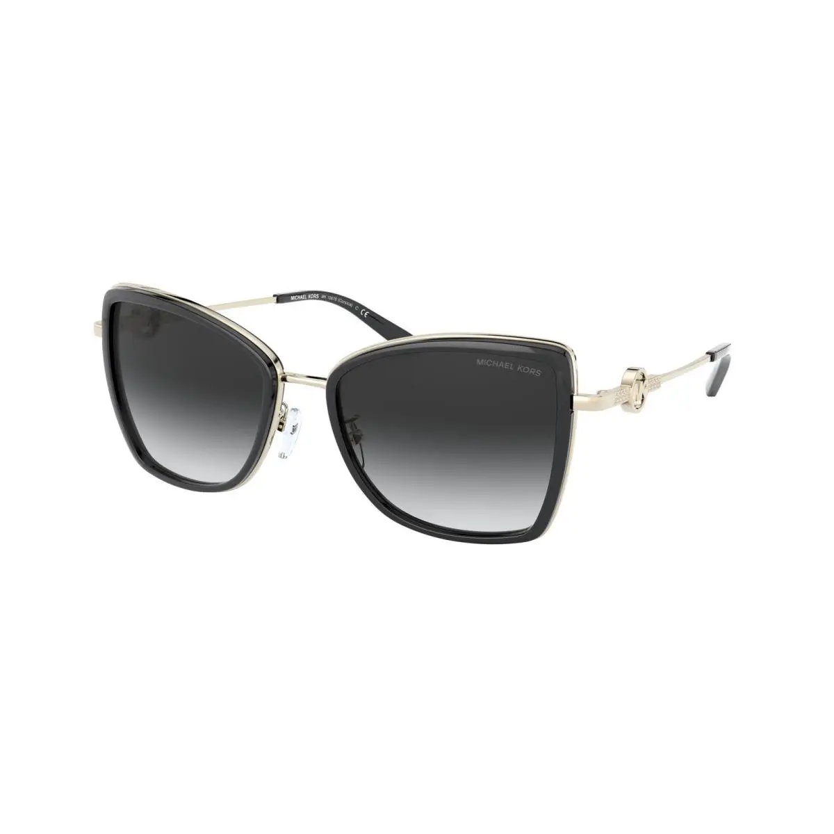 Michael Kors MK 1067B Light Gold Black 10148G Sunglasses