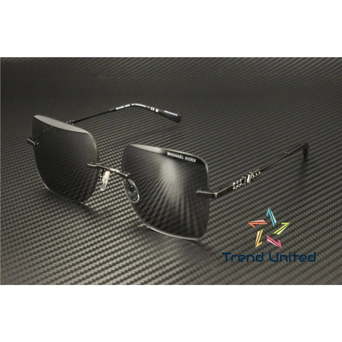 Michael Kors MK1150 1005 1 Qubec Grey Back Mirror Grey 55 mm Women`s Sunglasses